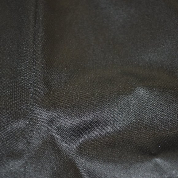 Just Cavalli Size 38 Black Satin Back Zip Pencil Skirt - Picture 15 of 16